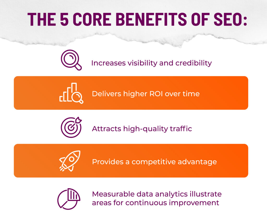 seo builds trust and credibility for businesses