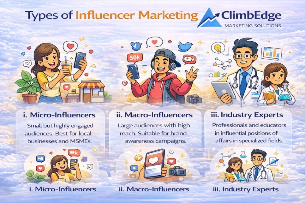 Types of Influencer Marketing