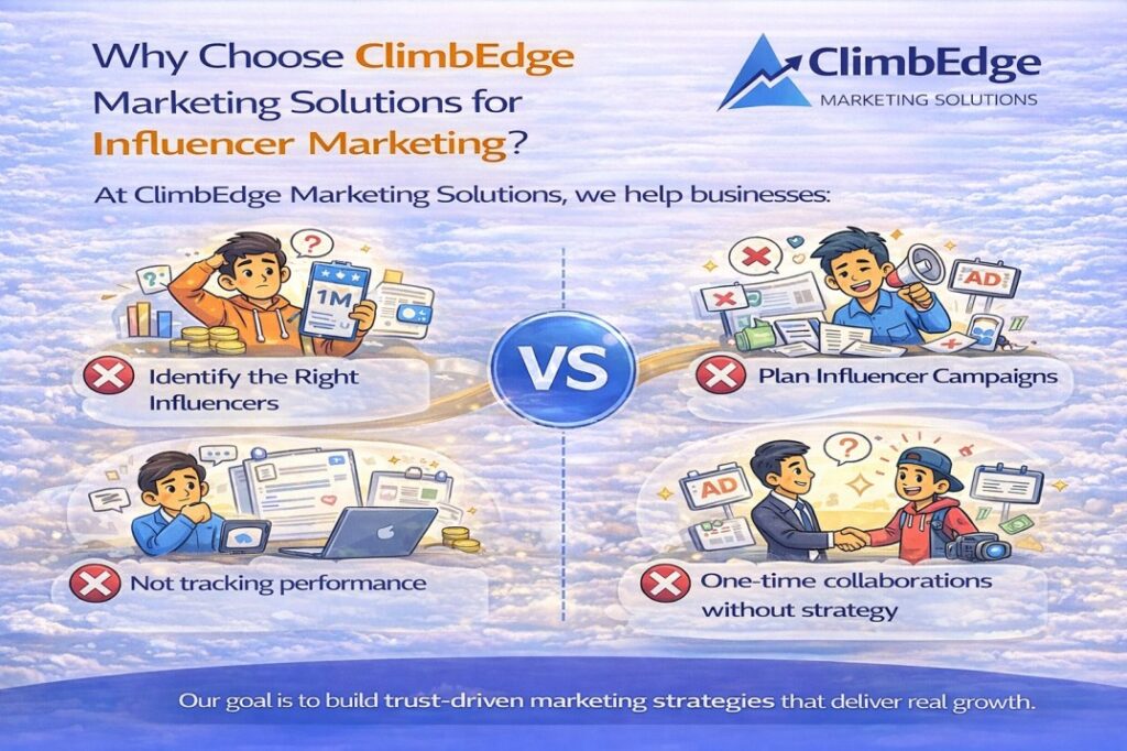 Why Choose ClimbEdge Marketing Solutions for Influencer Marketing